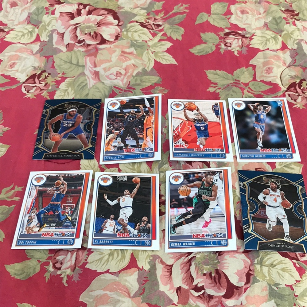 8 Pck of NBA Knicks Basketball Cards